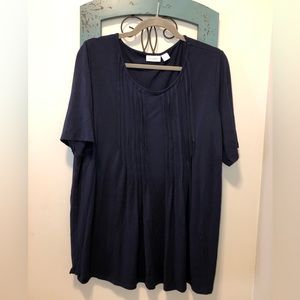 Avenue Navy Blue Blouse